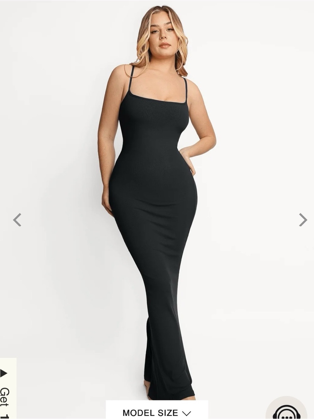Popilush Wide neck Slip Dress with built in shareware